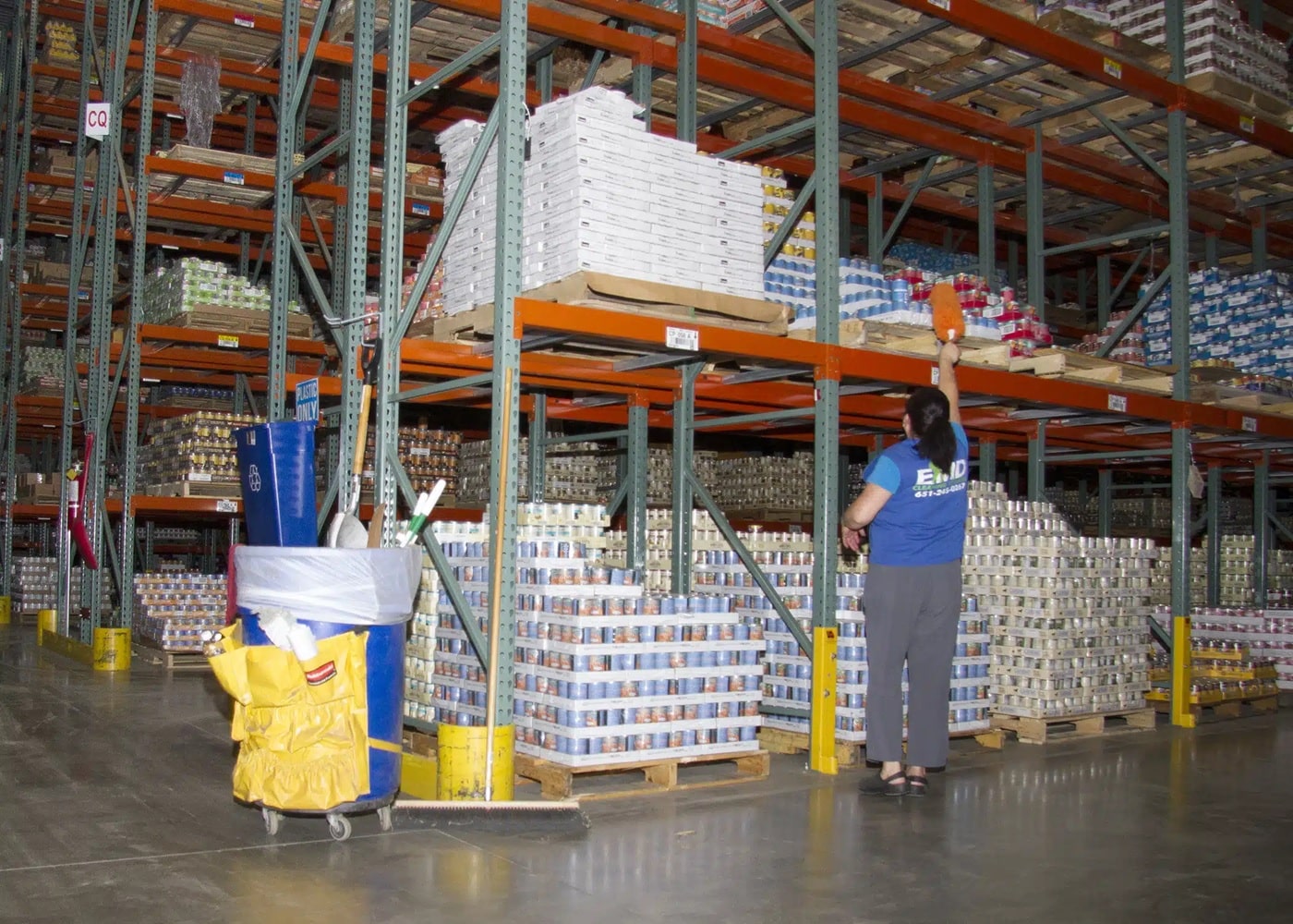 warehouse cleaning